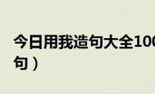 今日用我造句大全100句（用我要我要我要造句）