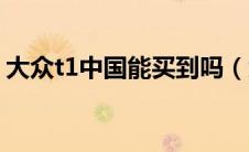 大众t1中国能买到吗（大众t1中国不能买到）