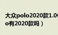 大众polo2020款1.0什么时候上市（大众polo有2020款吗）