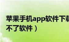 苹果手机app软件下载不了（苹果app上下载不了软件）