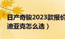 日产奇骏2023款报价及图片大全（奇骏和柯迪亚克怎么选）