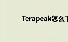 Terapeak怎么下载(terapeak)