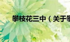 攀枝花三中（关于攀枝花三中的介绍）