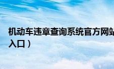 机动车违章查询系统官方网站（攀枝花机动车违章查询系统入口）