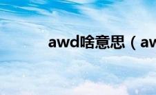 awd啥意思（awd意思是什么）