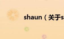 shaun（关于shaun的介绍）