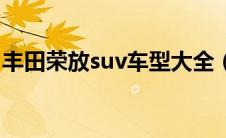 丰田荣放suv车型大全（丰田小suv车型大全）