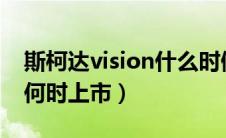 斯柯达vision什么时候上市（斯柯达visions何时上市）