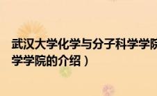 武汉大学化学与分子科学学院（关于武汉大学化学与分子科学学院的介绍）