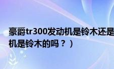 豪爵tr300发动机是铃木还是自己的（长安cx20使用的发动机是铃木的吗？）