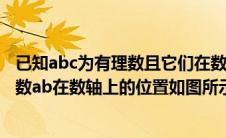 已知abc为有理数且它们在数轴上的位置如图所示(已知有理数ab在数轴上的位置如图所示)