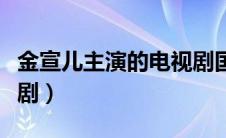 金宣儿主演的电视剧国语（金宣儿主演的电视剧）