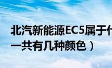 北汽新能源EC5属于什么车（北汽新能源EC5一共有几种颜色）