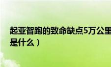 起亚智跑的致命缺点5万公里容易拉缸（起亚智跑十大缺点是什么）