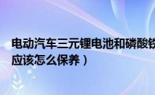 电动汽车三元锂电池和磷酸铁锂电池哪个好（电动汽车电池应该怎么保养）