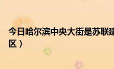 今日哈尔滨中央大街是苏联建的吗（哈尔滨中央大街是哪个区）