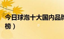 今日球泡十大国内品牌（泡沫球十大品牌排行榜）