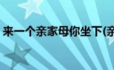 来一个亲家母你坐下(亲家母你轻点全文阅读)