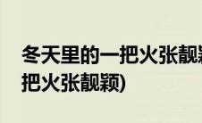 冬天里的一把火张靓颖我是歌手(冬天里的一把火张靓颖)