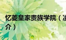 忆菱皇家贵族学院（凌洛斯特皇家贵族学院简介）