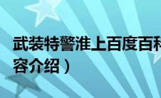 武装特警淮上百度百科（武装特警淮上小说内容介绍）