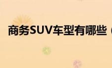 商务SUV车型有哪些（商务车价格排行榜）