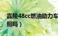 嘉陵48cc燃油助力车（燃油助力车需要上牌照吗）