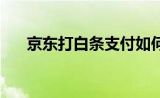 京东打白条支付如何还款(京东打白条)