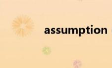 assumption（ASSP简介）