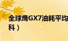 全球鹰GX7油耗平均是多少（太平洋汽车百科）