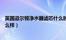 英国道尔顿净水器滤芯什么时候更换（英国道尔顿净水器怎么样）