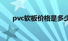 pvc软板价格是多少（PVC软板简介）