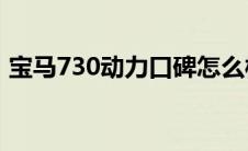 宝马730动力口碑怎么样（太平洋汽车百科）