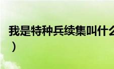 我是特种兵续集叫什么（我是特种兵续集简介）