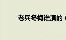 老兵冬梅谁演的（老兵冬雷资料）