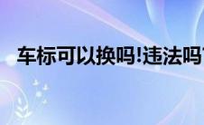 车标可以换吗!违法吗?（太平洋汽车百科）