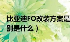 比亚迪FO改装方案是什么（比亚迪g3和f3区别是什么）