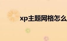 xp主题网格怎么取消（xp主题）