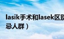 lasik手术和lasek区别（LASIK激光手术的禁忌人群）