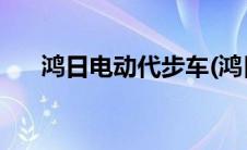 鸿日电动代步车(鸿日油电两用代步车)