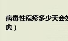 病毒性疱疹多少天会好（病毒性疱疹多少天自愈）