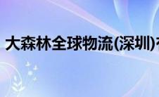 大森林全球物流(深圳)有限公司(大森林物流)