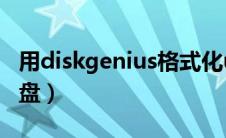 用diskgenius格式化u盘（diskgenius格式u盘）