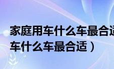 家庭用车什么车最合适30万左右suv（家庭用车什么车最合适）