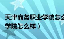 天津商务职业学院怎么样评论（天津商务职业学院怎么样）