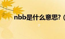 nbb是什么意思?（etb是什么意思）