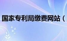 国家专利局缴费网站（国家专利局官网缴费）