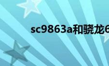 sc9863a和骁龙625（sc9863a）