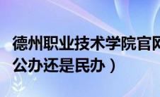 德州职业技术学院官网（德州科技职业学院是公办还是民办）