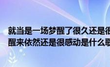 就当是一场梦醒了很久还是很感动是什么歌（就当是一场梦醒来依然还是很感动是什么歌）